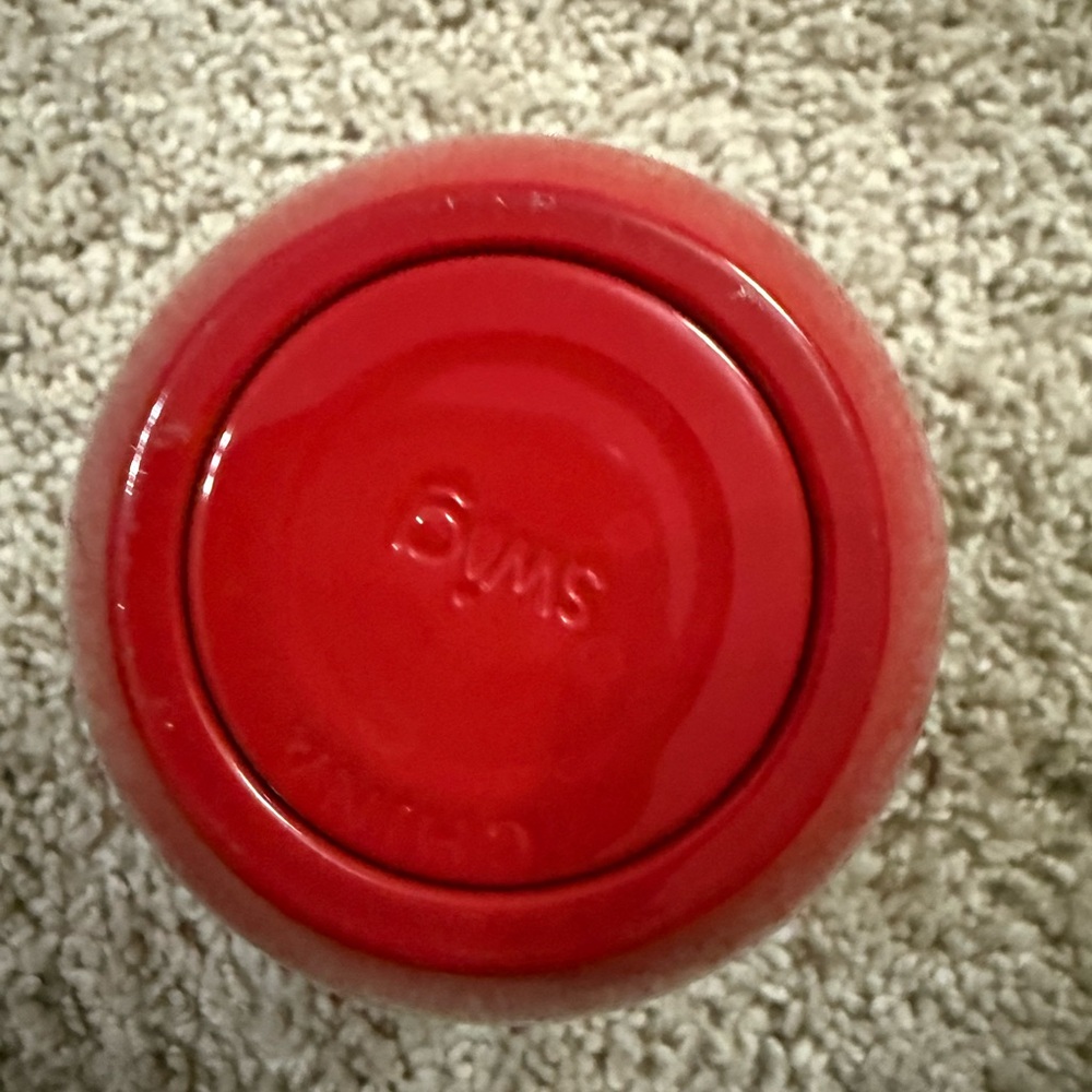 Vibrant Red Swig Tumbler  wine with Lid